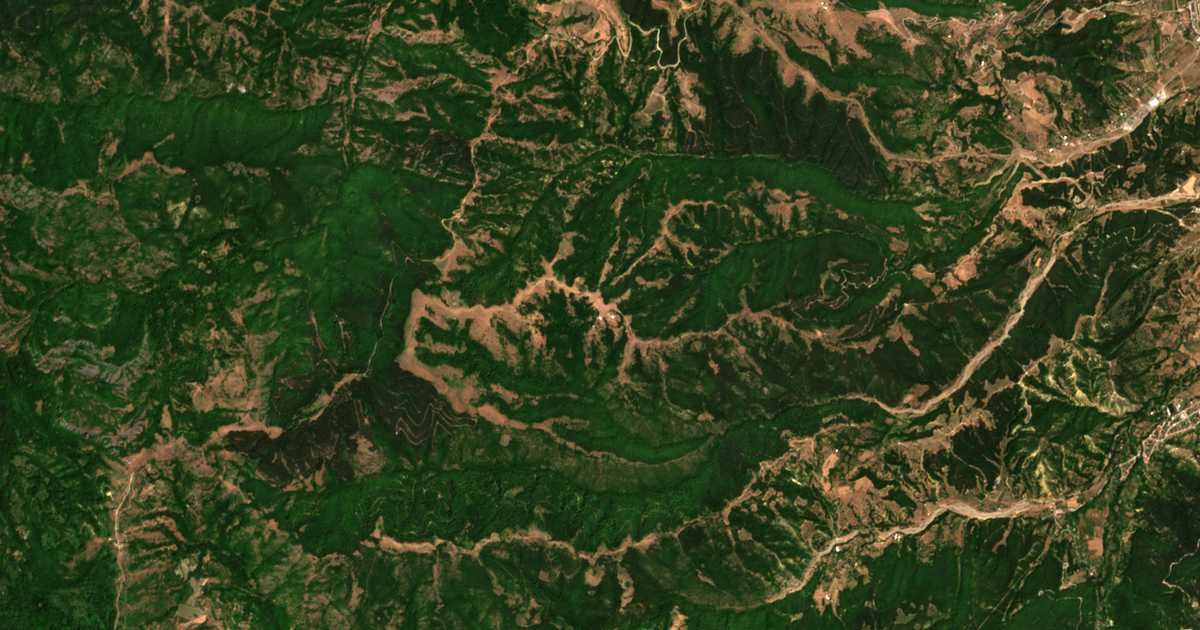 Δορυφορικός χάρτης: Τροσκοβο