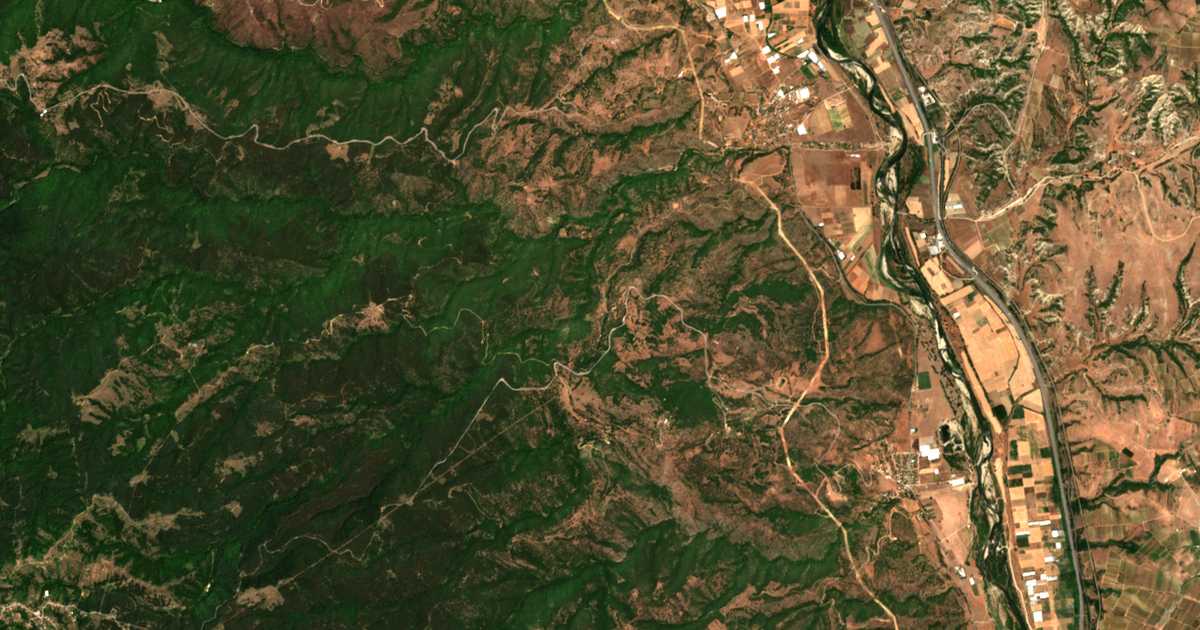 Δορυφορικός χάρτης: Παλατ