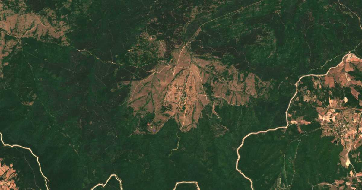 Δορυφορικός χάρτης: Μπελεβρεν