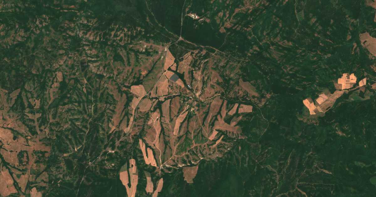 Δορυφορικός χάρτης: Παντσεβο