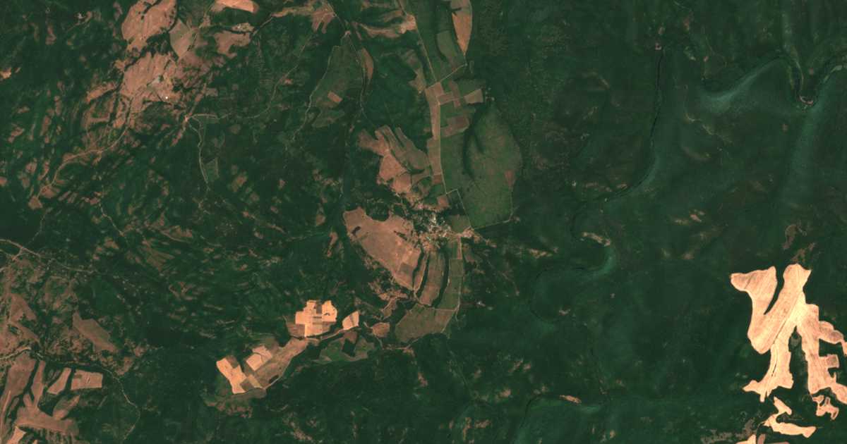 Δορυφορικός χάρτης: Ροσενοβο