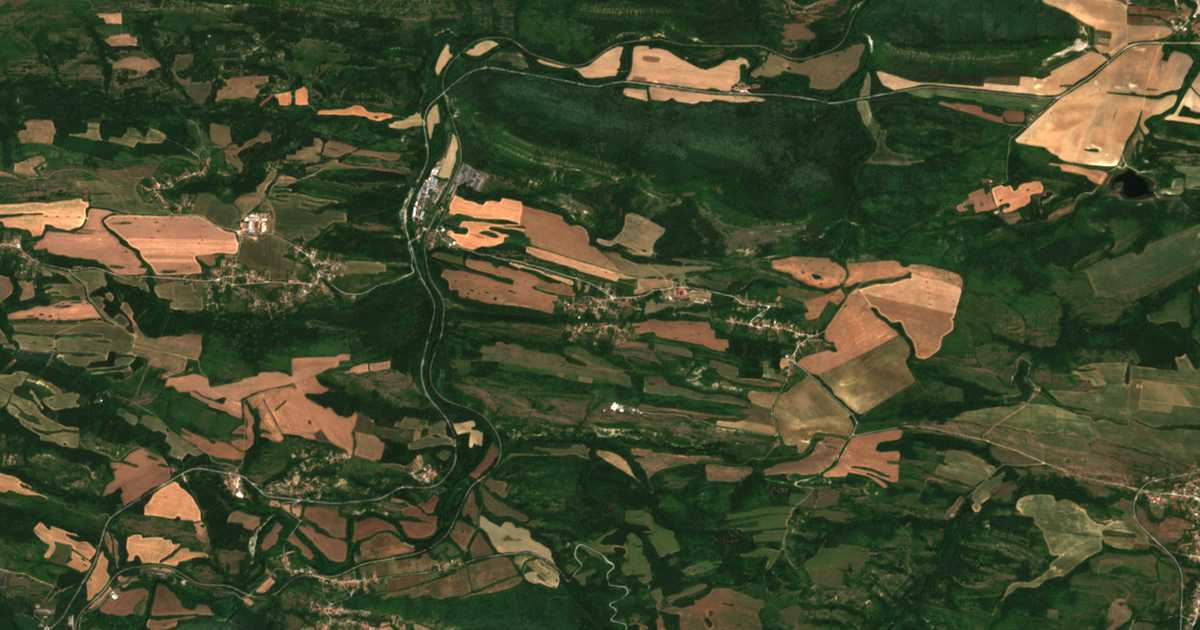 Δορυφορικός χάρτης: Κοσαρκα