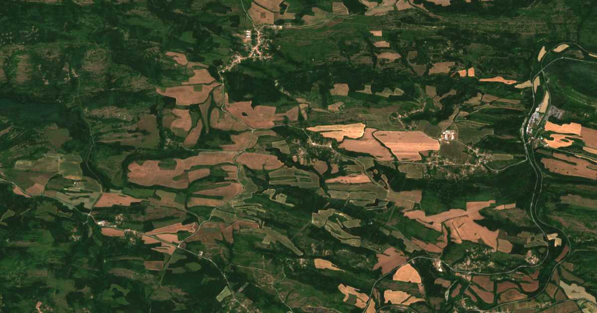 Δορυφορικός χάρτης: Τουρκιντσα