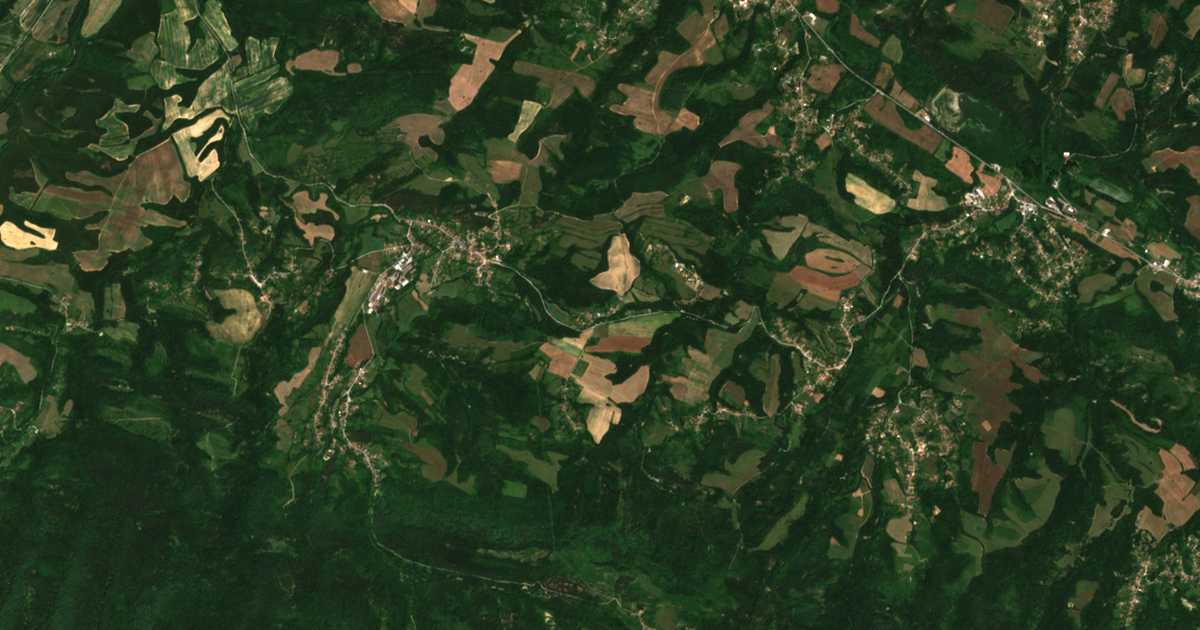 Δορυφορικός χάρτης: Σμιλοβτσι