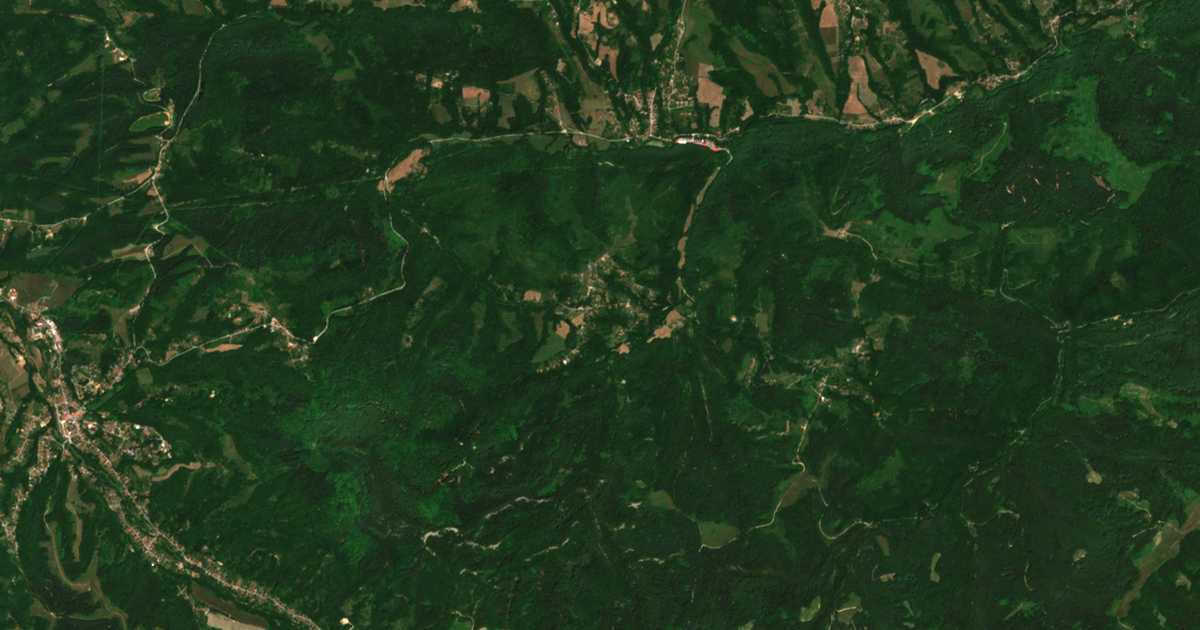 Δορυφορικός χάρτης: Ταμπασκα