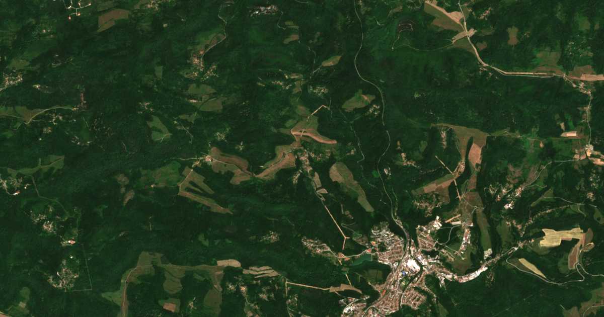 Δορυφορικός χάρτης: Μπιζοβτσι