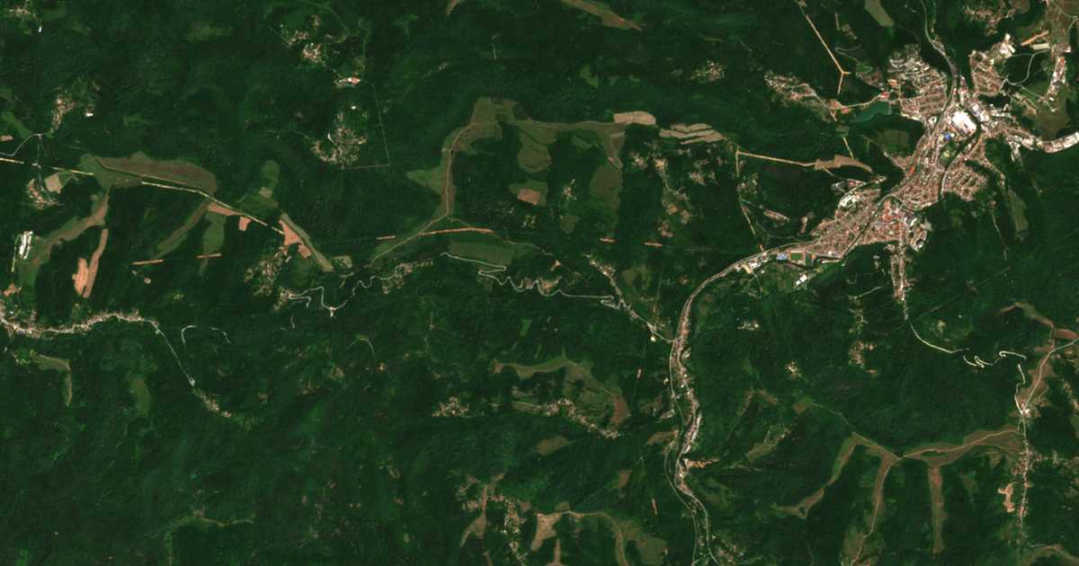 Δορυφορικός χάρτης: Ντοντσοβτσι