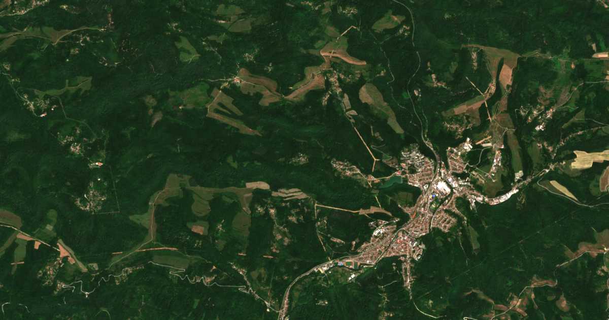 Δορυφορικός χάρτης: Γκεντσοβτσι
