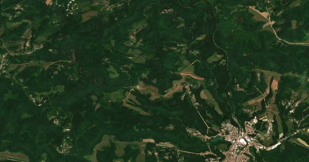 Δορυφορικός χάρτης: Κραστενιατσιτε
