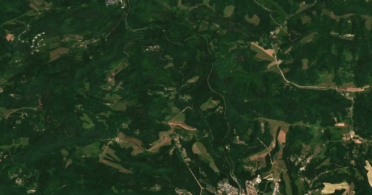 Δορυφορικός χάρτης: Τοντορετσιτε