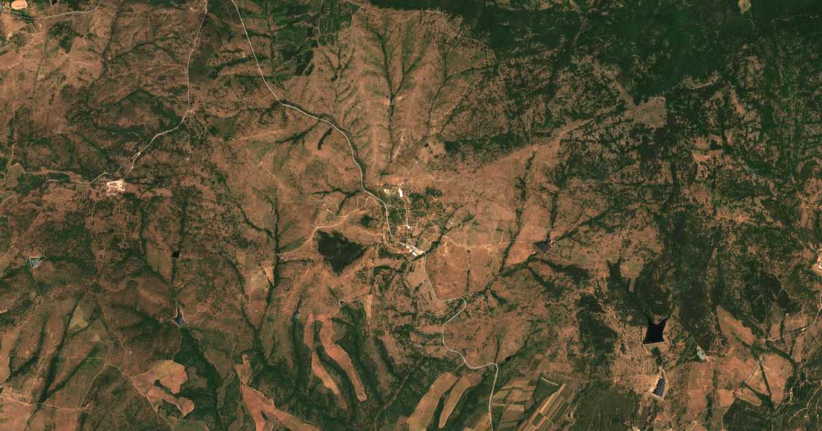 Δορυφορικός χάρτης: Ντριπτσεβο