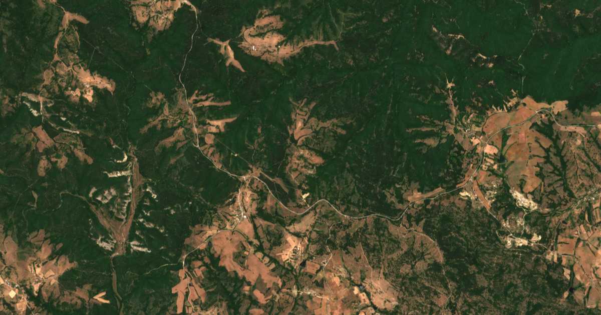 Δορυφορικός χάρτης: Μπρουσινο