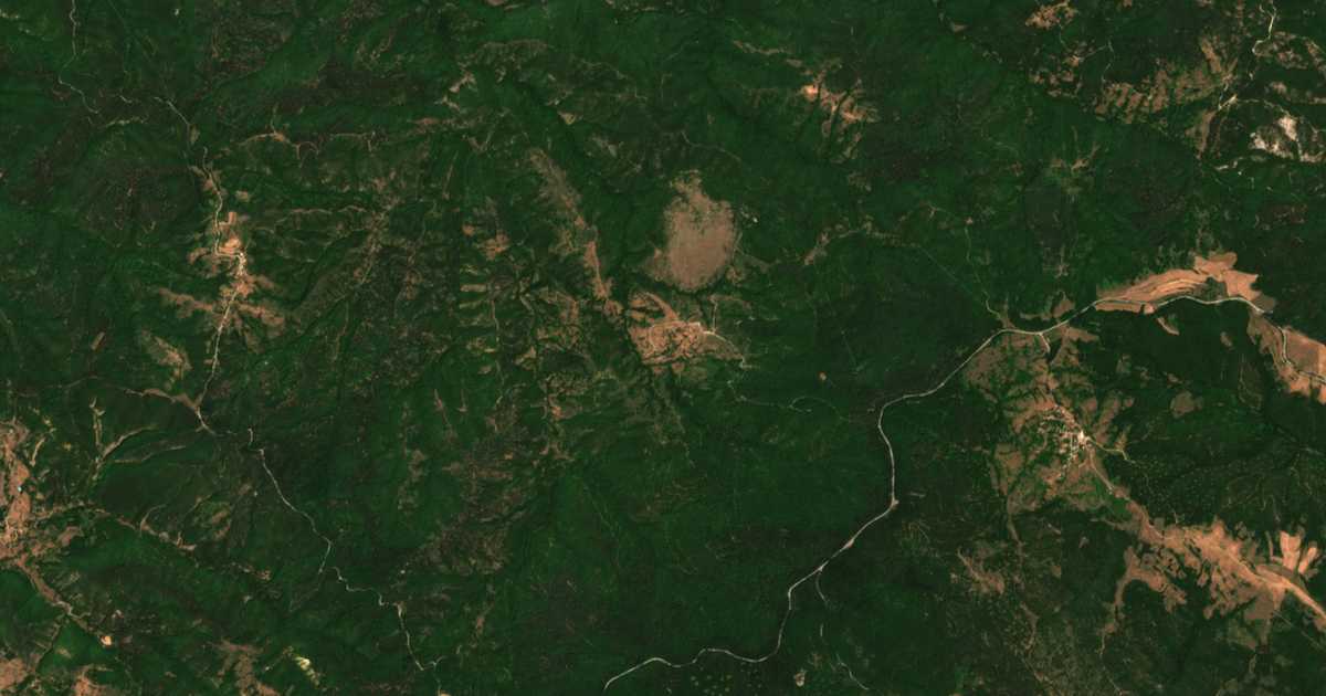 Δορυφορικός χάρτης: Μπουμπινο