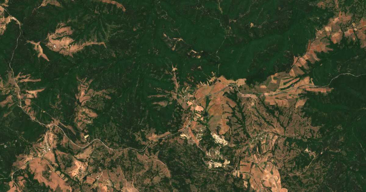 Δορυφορικός χάρτης: Καράτεπε