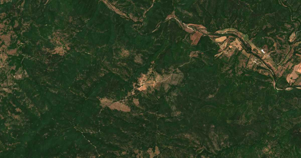 Δορυφορικός χάρτης: Καζακ