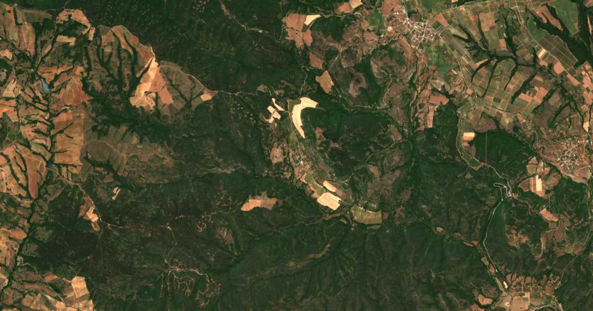 Δορυφορικός χάρτης: Κοζλουτζά