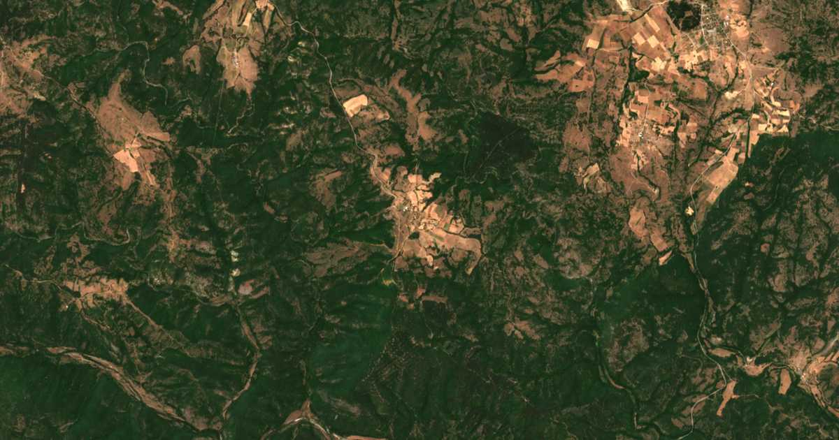 Δορυφορικός χάρτης: Ροζινο