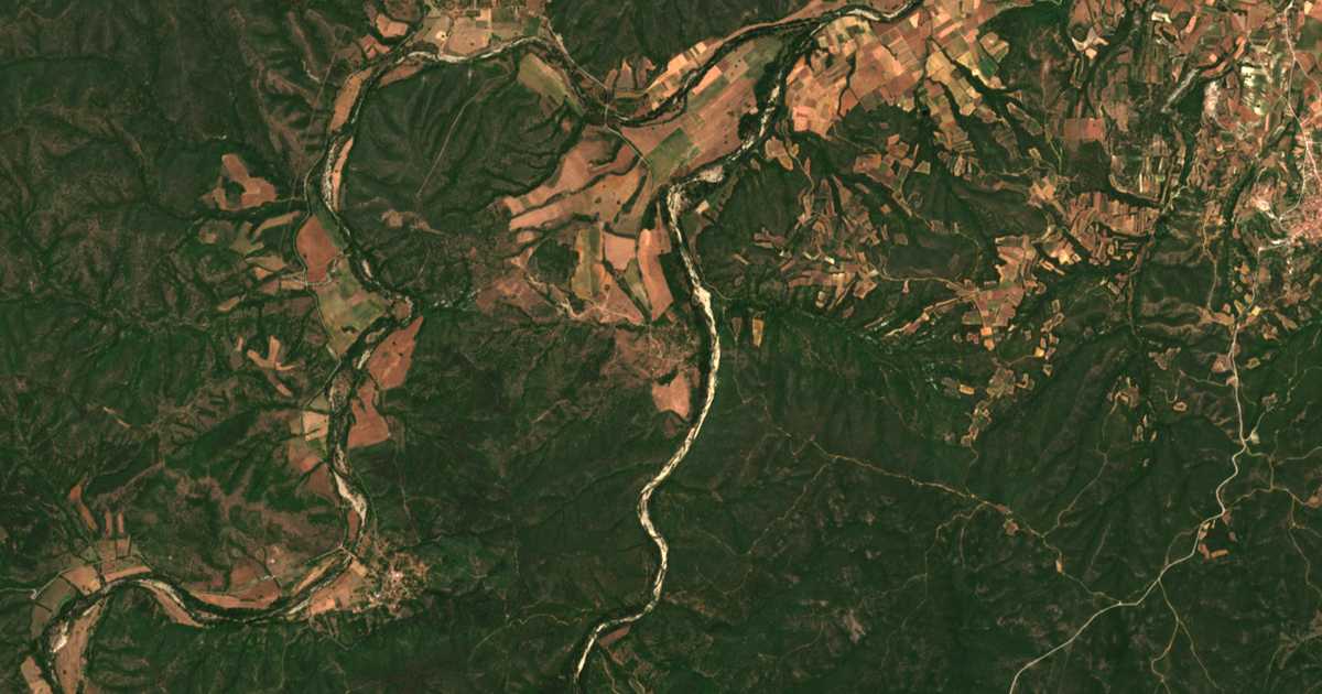 Δορυφορικός χάρτης: Σιβ Κλαντενετς