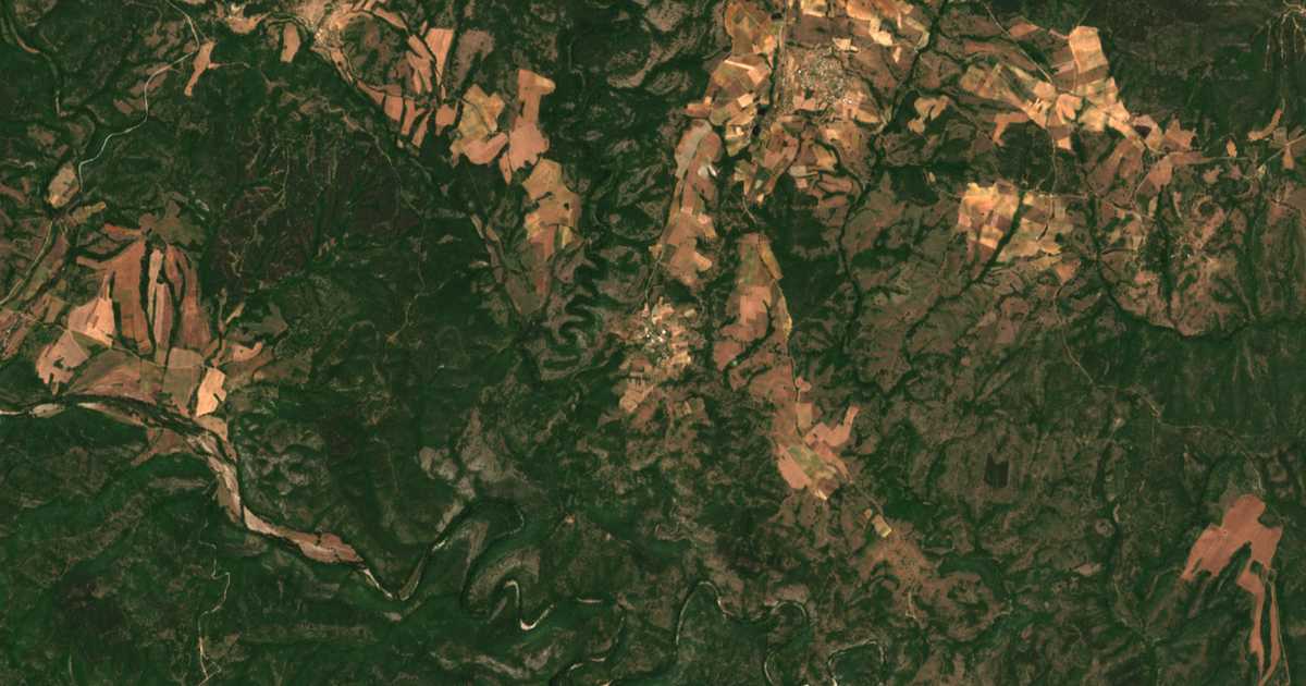 Δορυφορικός χάρτης: Ζελεζαρι