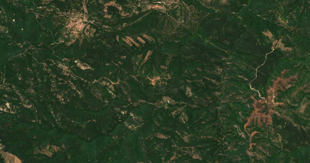 Δορυφορικός χάρτης: Μπρουσεβτσι
