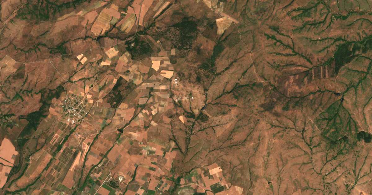Δορυφορικός χάρτης: Ραβνα Γκορα