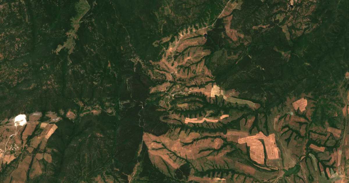 Δορυφορικός χάρτης: Πλανινοβο