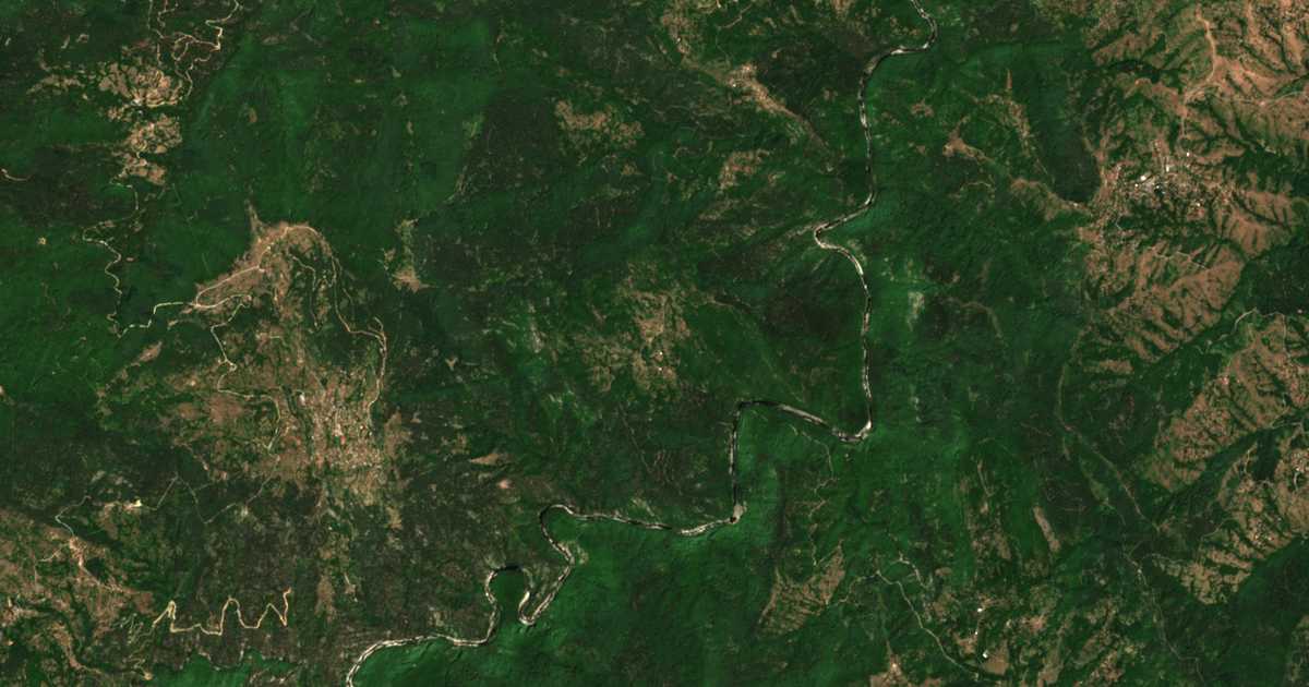 Δορυφορικός χάρτης: Λατινκα