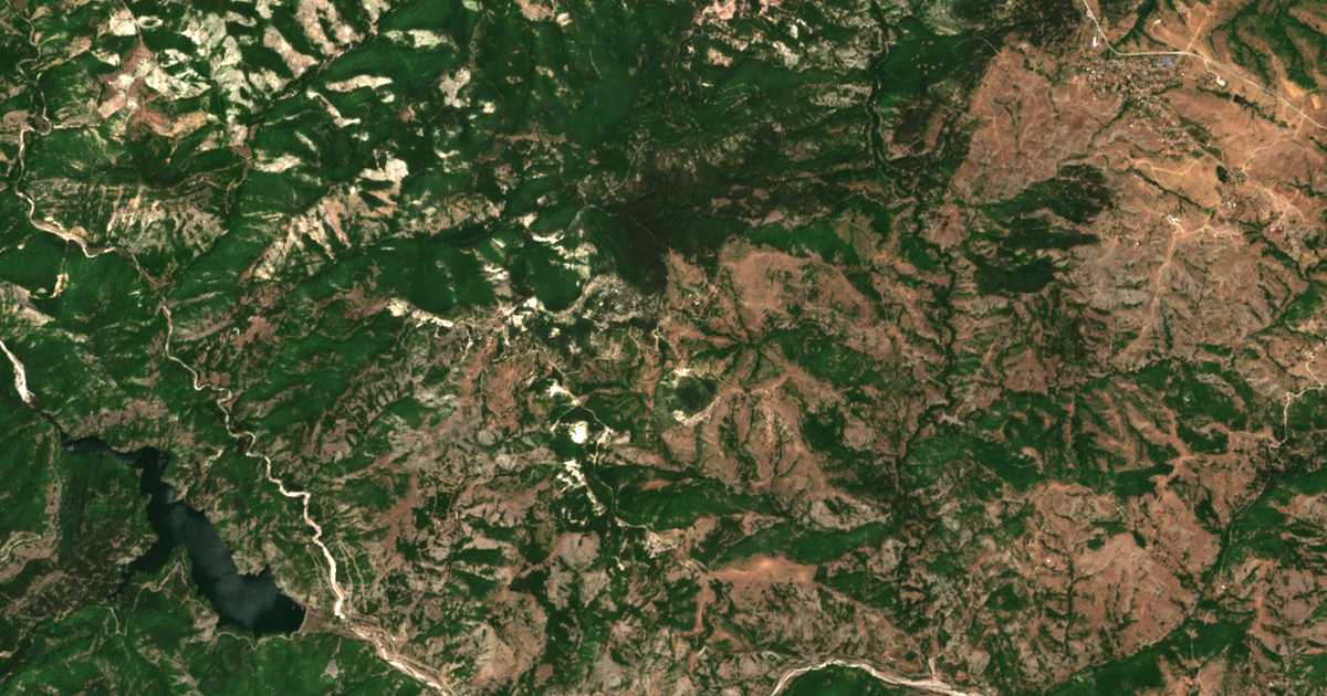 Δορυφορικός χάρτης: Ζεντα