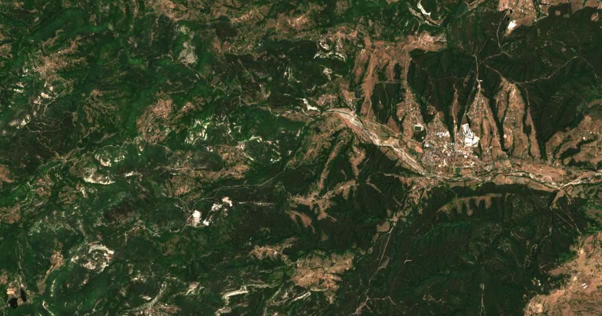 Δορυφορικός χάρτης: Αλμπαντσι