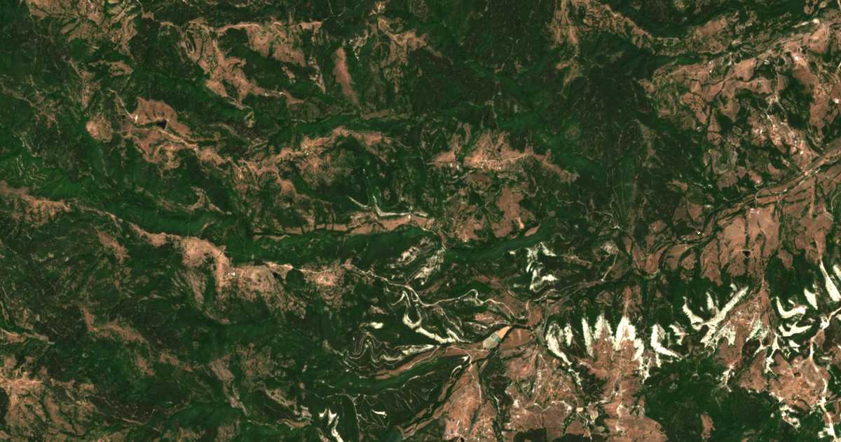 Δορυφορικός χάρτης: Ποτοτσε
