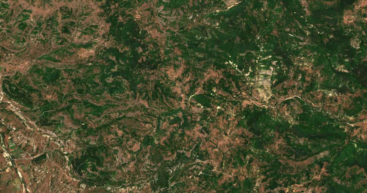 Δορυφορικός χάρτης: Τσαβκα