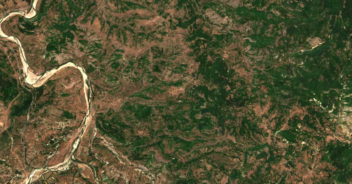 Δορυφορικός χάρτης: Σβετλεν