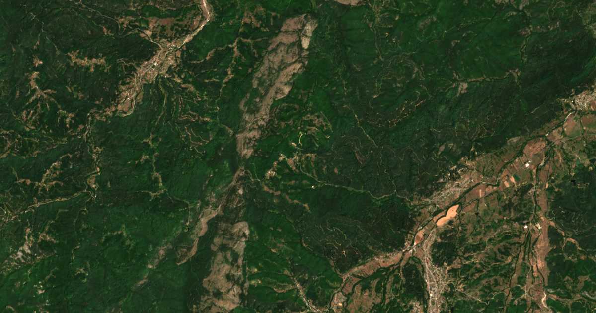 Δορυφορικός χάρτης: Γιακοβιτσα