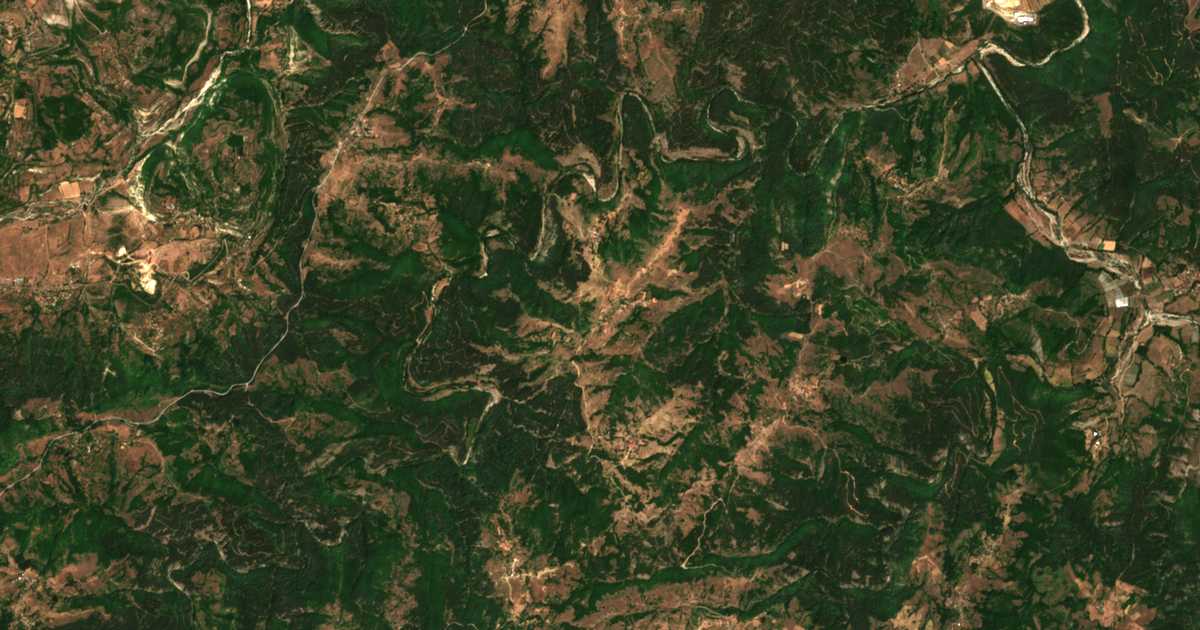 Δορυφορικός χάρτης: Χραστοβο
