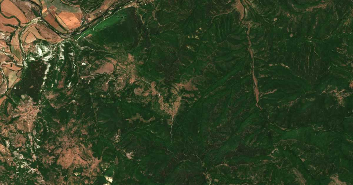 Δορυφορικός χάρτης: Κοζουχαρτσι