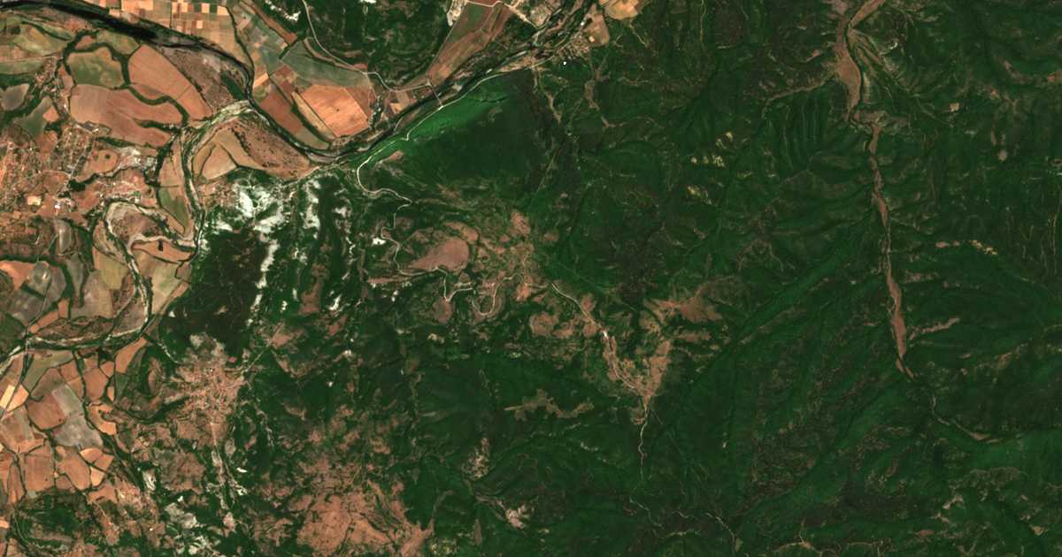 Δορυφορικός χάρτης: Ορεσαρι