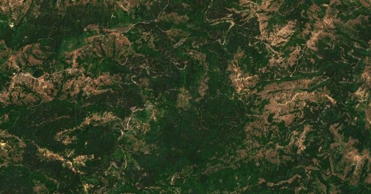 Δορυφορικός χάρτης: Ρουτσει