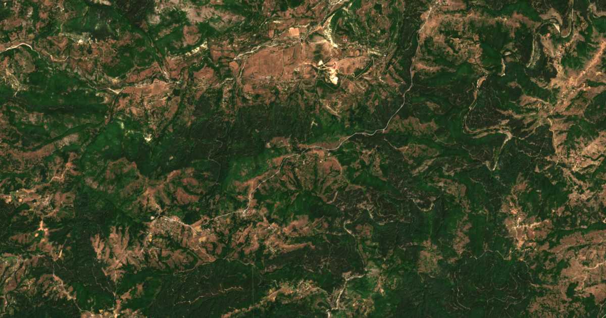 Δορυφορικός χάρτης: Τοπολκα