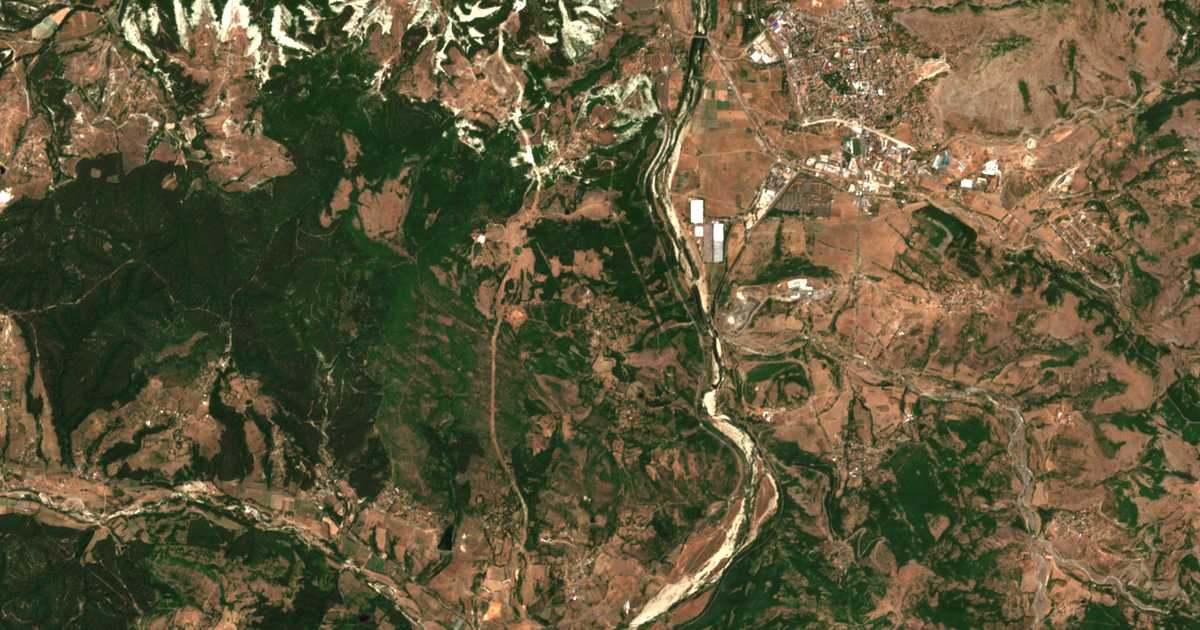 Δορυφορικός χάρτης: Σαντοβιτσα