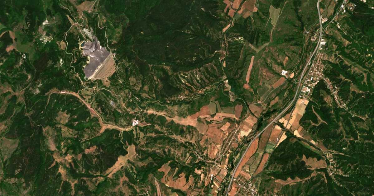 Δορυφορικός χάρτης: Γκραμαντε