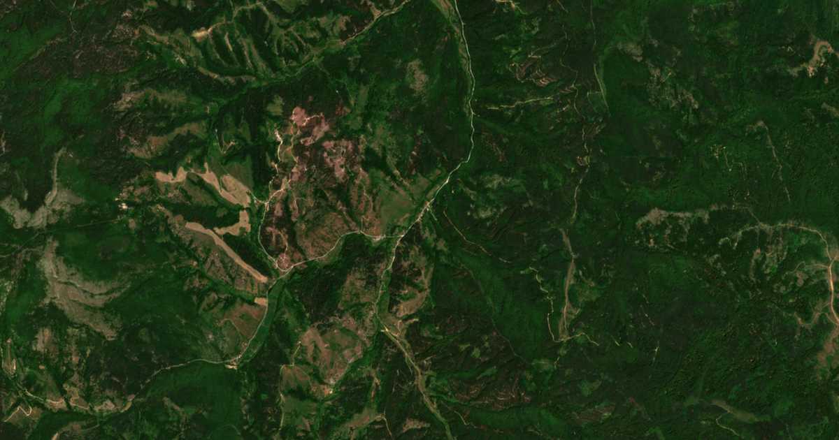 Δορυφορικός χάρτης: Τσαρβαριτσα