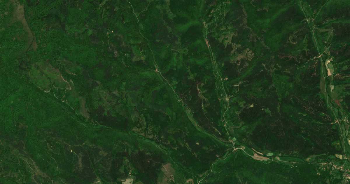Δορυφορικός χάρτης: Τσεσλιαντσι