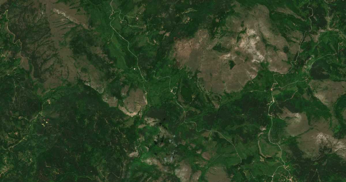 Δορυφορικός χάρτης: Ντολνι Κοριτεν