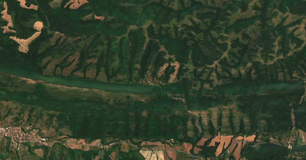 Δορυφορικός χάρτης: Σλαβστιτσα