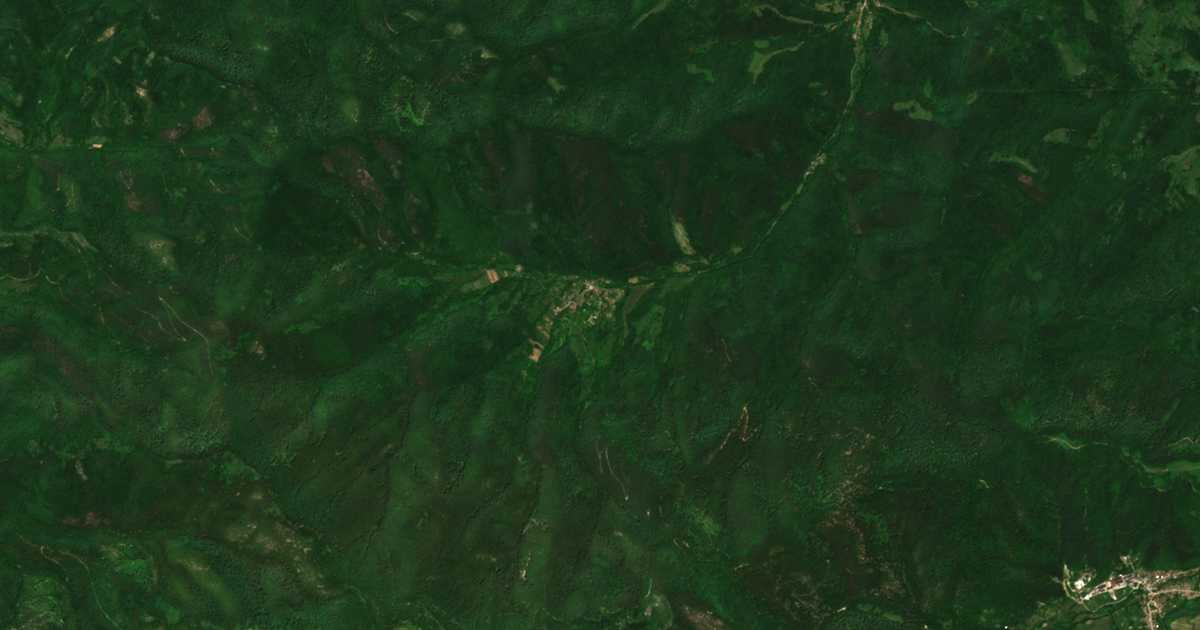 Δορυφορικός χάρτης: Τσερεσοβιτσα