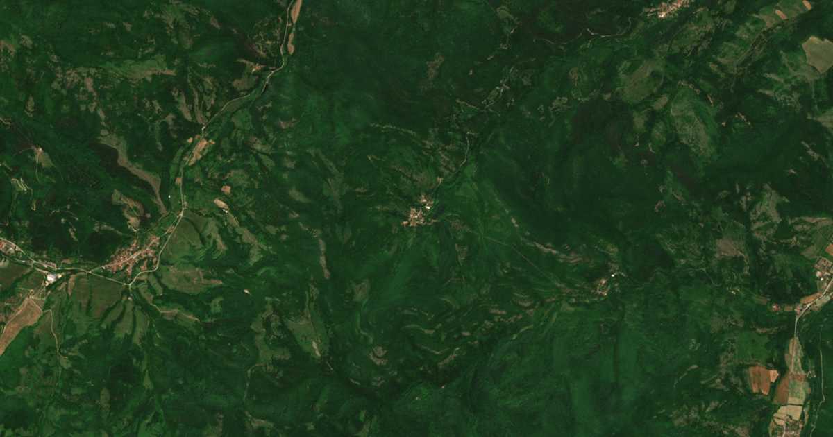 Δορυφορικός χάρτης: Ραβνα