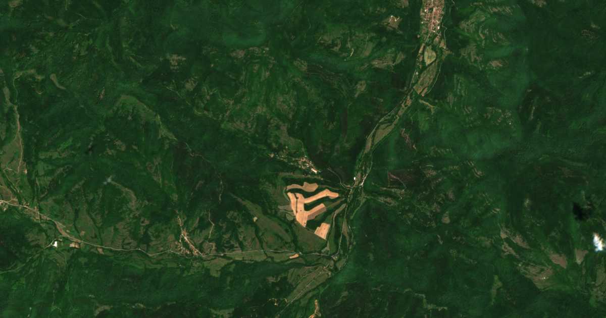 Δορυφορικός χάρτης: Ελοβιτσα
