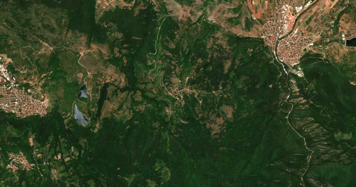 Δορυφορικός χάρτης: Ζρεμπιτσκο