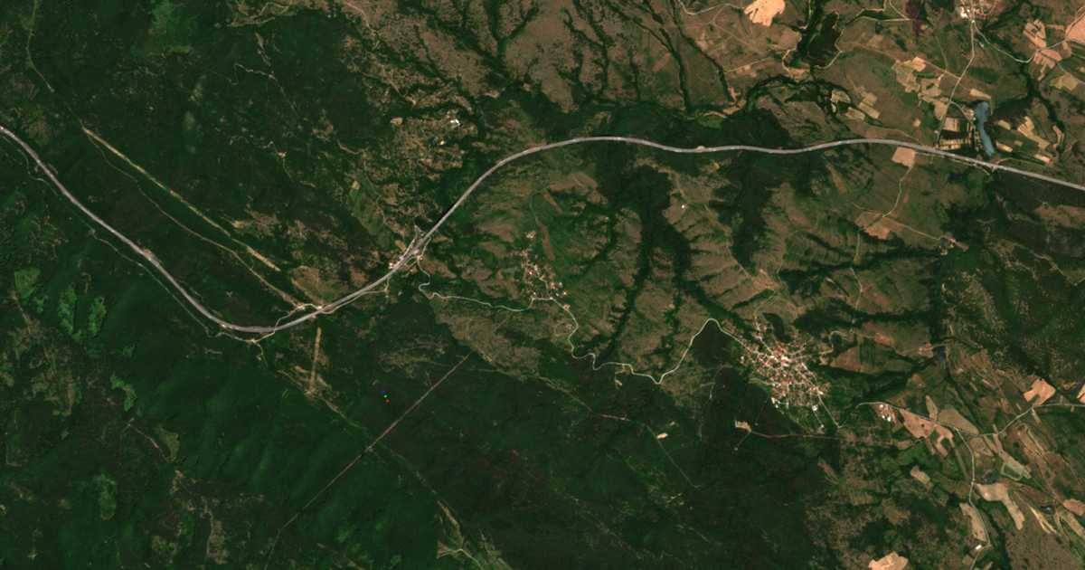 Δορυφορικός χάρτης: Γκορνο Βαρσιλο