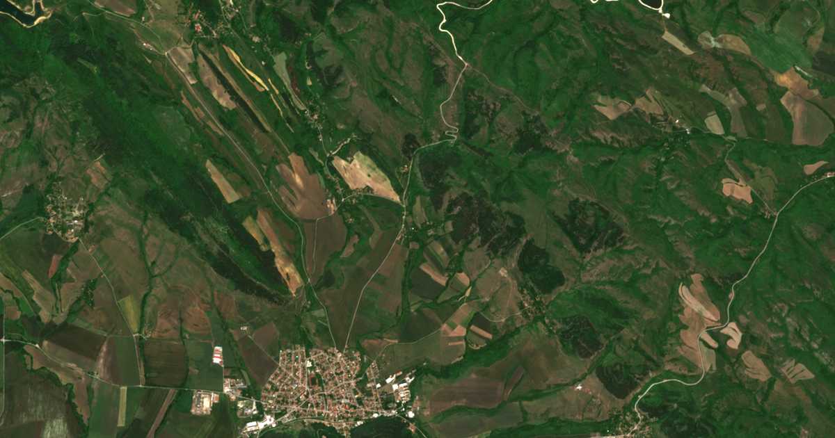 Δορυφορικός χάρτης: Αρζαν